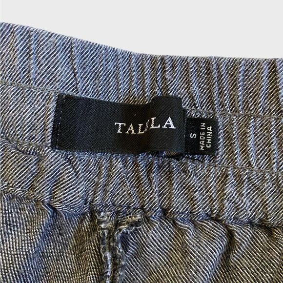Aritzia Talula Los Feliz Rayon Jogger Pants Size S Grey Pockets Elastic Waist - Picture 12 of 16